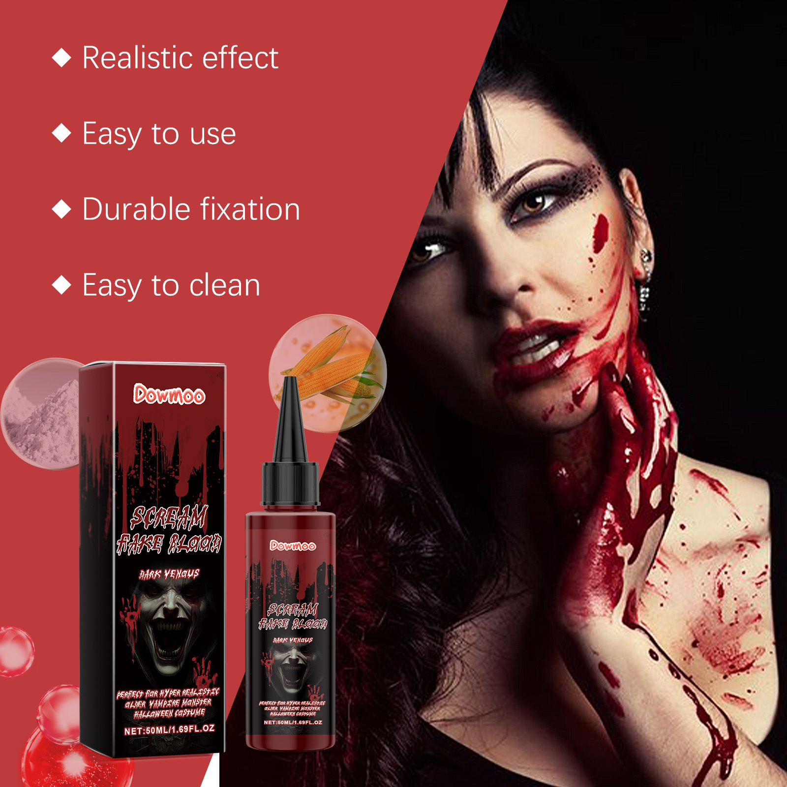 Halloween Fake Blood Plasma, 5 - Easy Cosplay Prop 评论和价格