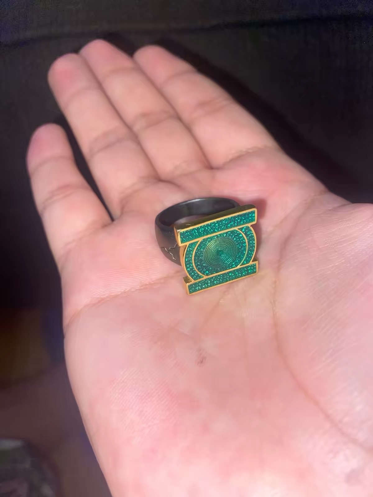 New Green Lantern Corps Ring L - Cosplay Fire Prop 评论和价格