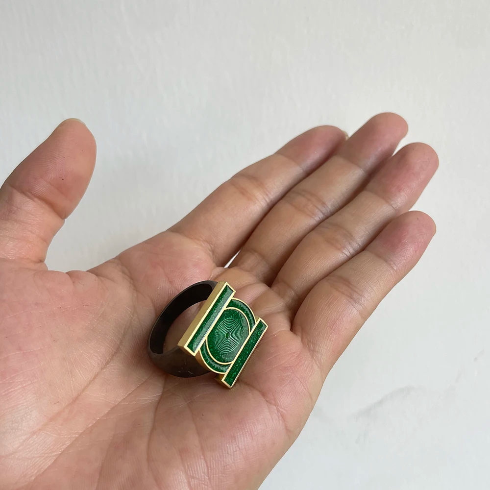 New Green Lantern Corps Ring L - Cosplay Fire Prop 评论和价格
