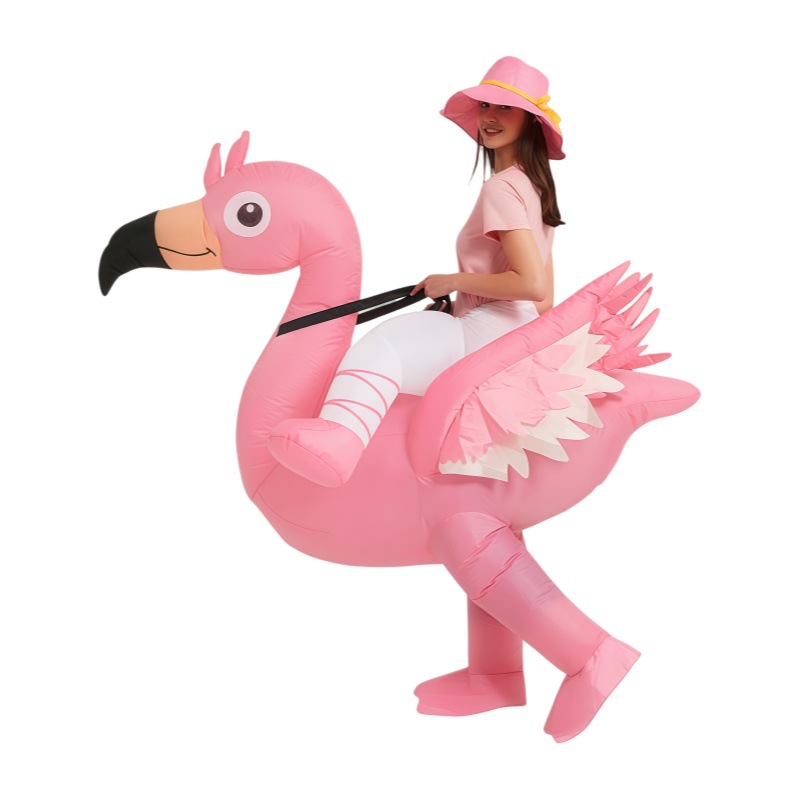 Pink Flamingo Inflatable Costu - Cosplay Prop 评论和价格