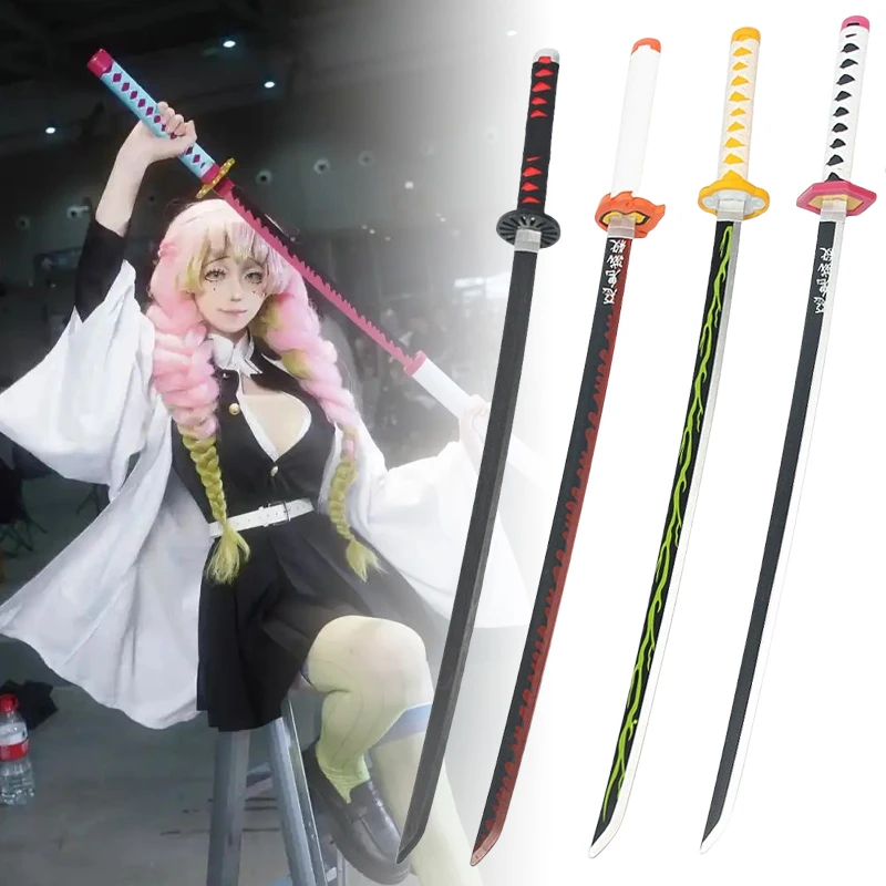 72 104cm Demon Slayer Katana T - Cosplay Prop Dagger 评论和价格