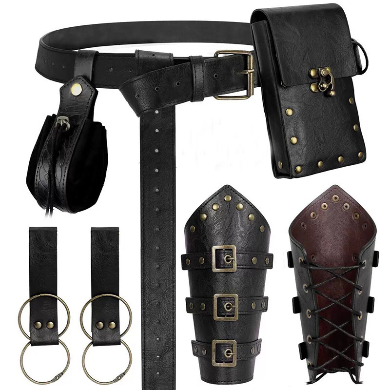 Viking Costume Accessories Set - Cosplay Prop 评论和价格