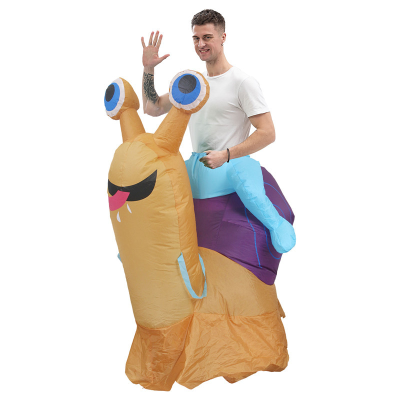 Riding Snail Inflatable Costum - Cosplay Prop 评论和价格