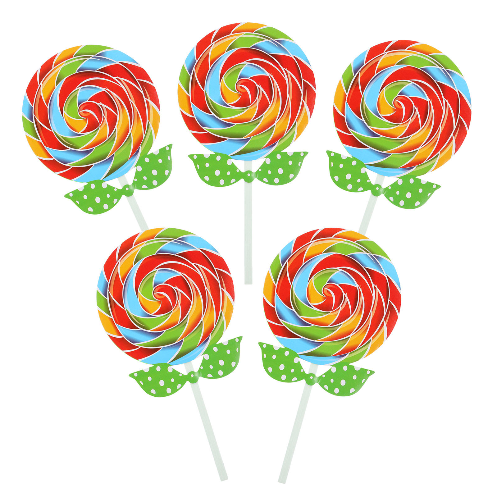 5Pcs Vibrant Multicolored Gian - Easy Cosplay Prop 评论和价格