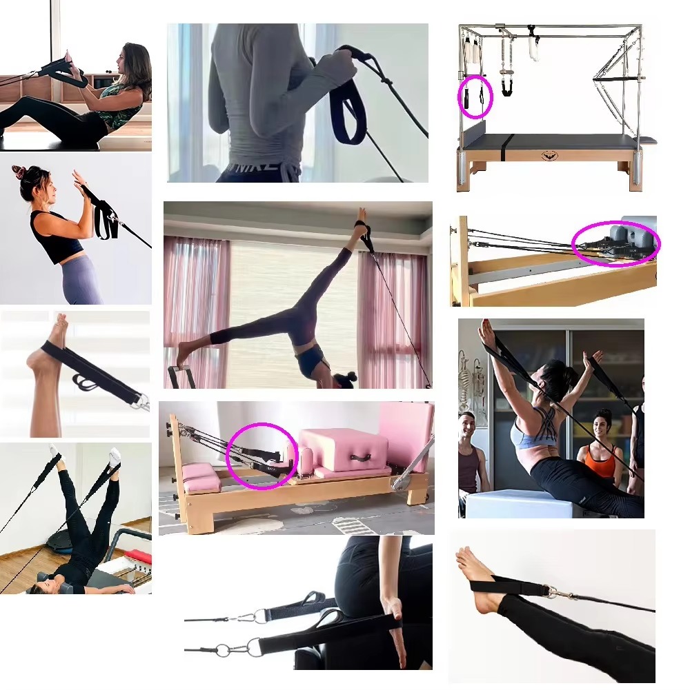 Pilates Reformer Loop Straps H - D Ring Strap 评论和价格